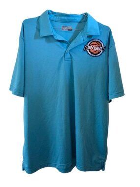 Links Edition Teal 'Embrace the Grind Decisive Basketball' Men's Polo